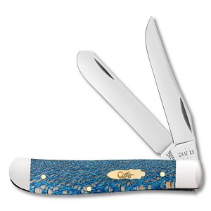 Case XX Blue Sycamore Wood 7207 Mini Trapper 