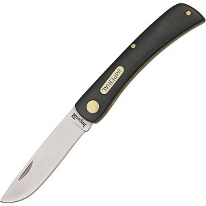 Imperial Schrade Jr Sodbuster Pocket Knife Black Synthetic  