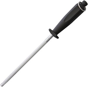 13" Black Synthetic Sharpening Steel Rod 