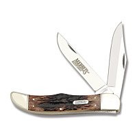 Marbles Brown Jigged Bone Folding Hunter Pocket Knife 
