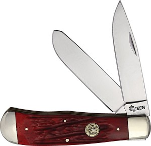 Queen USA Red Bone 1065 Carbon Steel Big Boy Trapper 