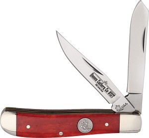 Queen USA Smooth Red Bone Mini Trapper 