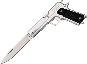 Rough Rider 45 Pistol Novelty Knife 
