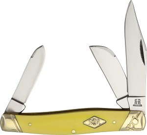 Rough Rider Carbon Yellow Stockman 