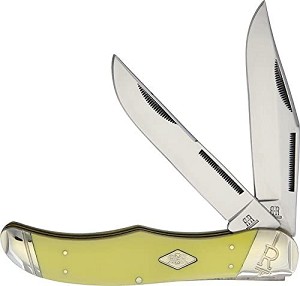 Rough Rider Yellow Carbon Steel Folding Hunter 