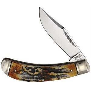 Rough Rider Cinnamon Bone Stag Bow Trapper 