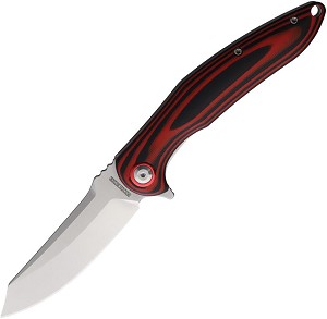 Rough Rider Black and Red G10 Linerlock 
