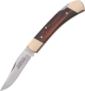 Schrade Uncle Henry LB5 Smoky Woodgrain Lockback 