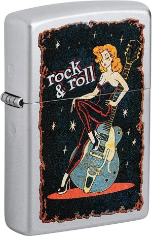Zippo Rock N Roll Cool Chick Lighter 