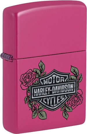 Zippo Harley Davidson Pink Lighter  