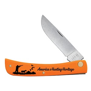 Case XX Americas Hunting Heritage Quail Hunter Orange Synthetic 4137 Sodbuster Jr 