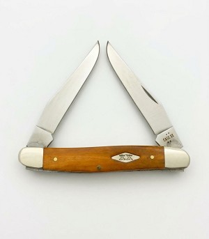 Case XX Smooth Persimmon Bone Diamond Shield SFO Muskrat 1 of 500 
