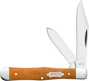 Case XX Natural Canvas Micarta 10225-1/2 Small Coke Bottle 