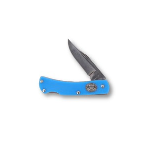 Moore Maker Blue Delrin Lockback 