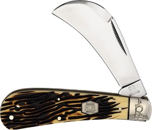 Rough Ryder Tuff Stag Hawkbill Pocket Knife 